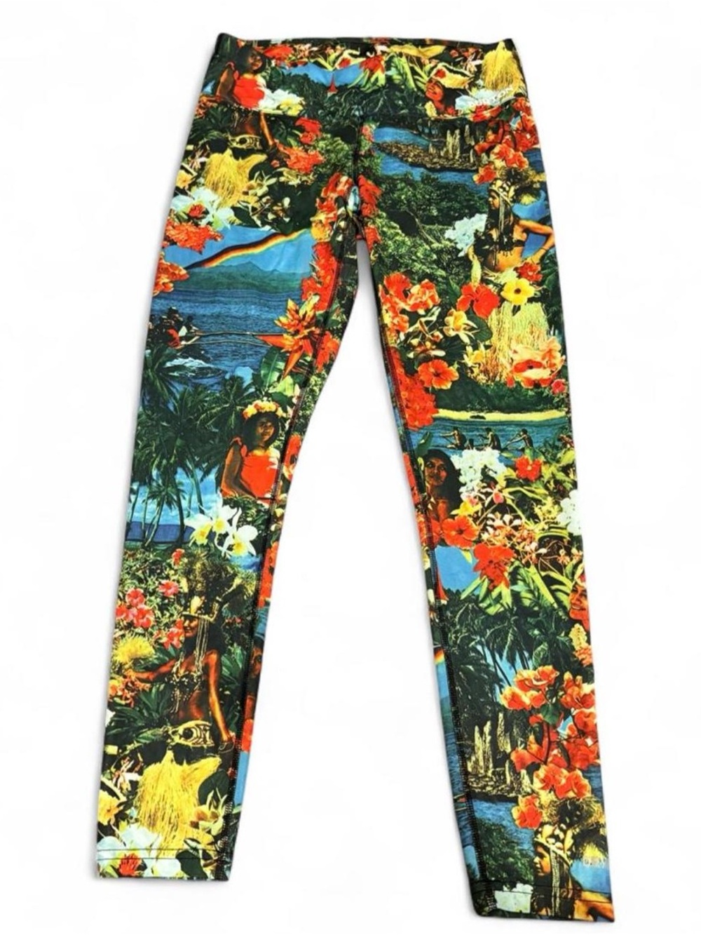 Burton Lightweight Base Layer Pant Leggings Maui Wowie Tropical Small